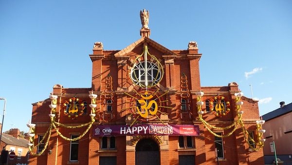 Diwali celebration in Leicester UK