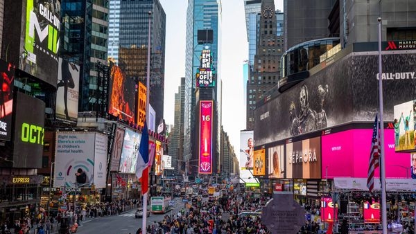 Diwali celebration at Times Square