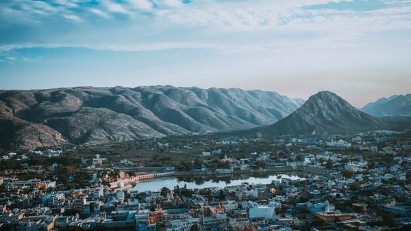 Pushkar town view