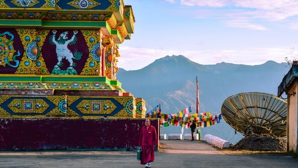 Tawang Monastery in winter