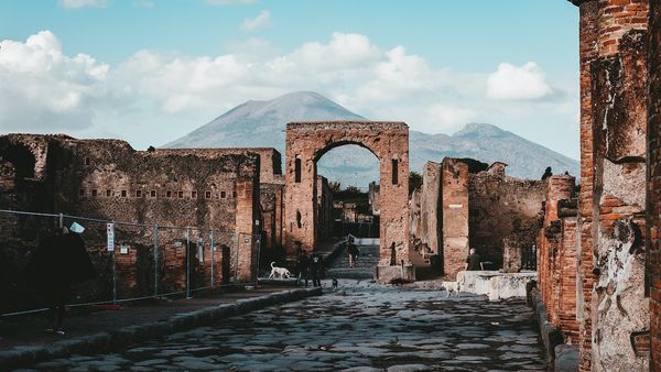 Pompeii entrance gate