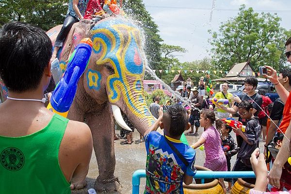 Songkran Water Fights Songkran Water Fights