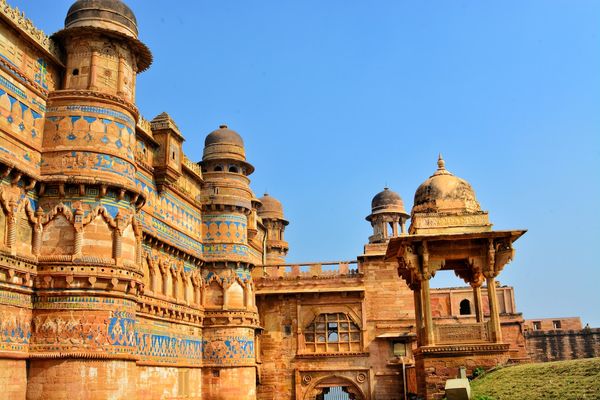 Gwalior Fort in January Gwalior Fort in January