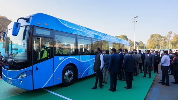 Electric buses in Delhi