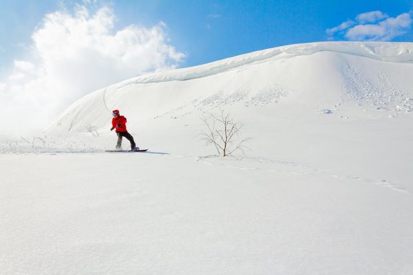 Skiing in Hokkaido Japan