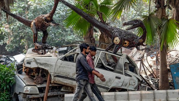 Delhi Waste to Art Park Dinosaurs Delhi Waste to Art Park Dinosaurs