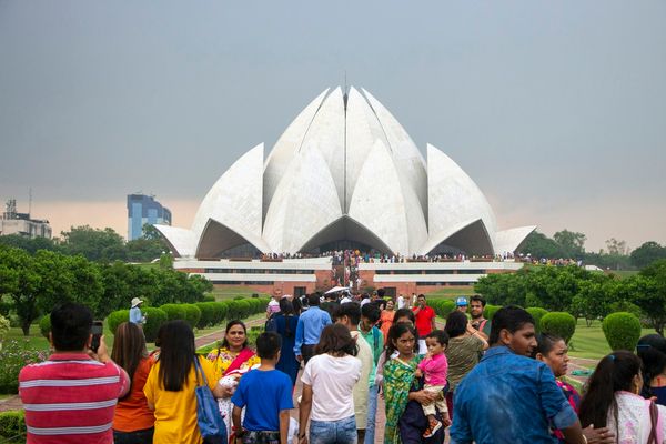 Crowded streets of Delhi Crowded streets of Delhi
