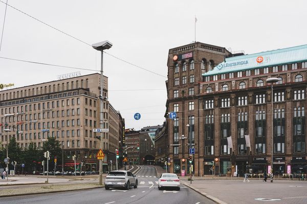 Finland Helsinki cityscape
