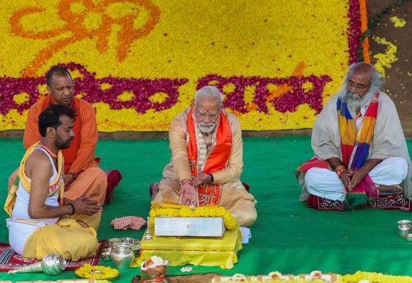 Prime Minister Modi Inaugurates Kalki Dham Temple Prime Minister Modi Inaugurates Kalki Dham Temple