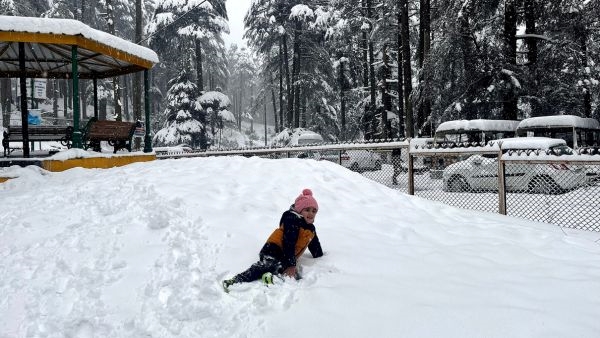 Snowfall in Jammu and Kashmir and HP