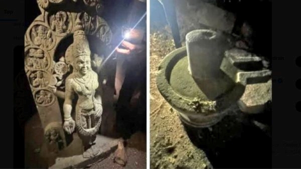 Lord Vishnu Idol Found in Krishna River Lord Vishnu Idol Found in Krishna River