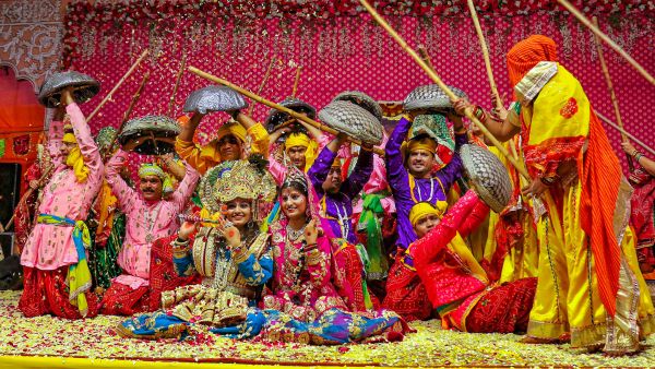 Lathmar Holi in Nandgaon on March 19