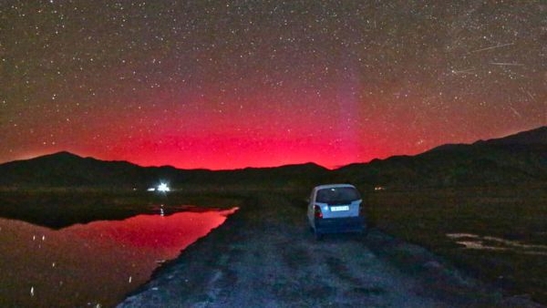 Aurora Lights Illuminate Hanle Ladakh Aurora Lights Illuminate Hanle Ladakh