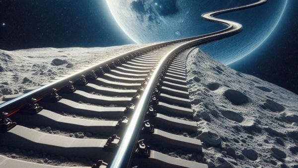 NASA Building Railway System on Moon NASA Building Railway System on Moon