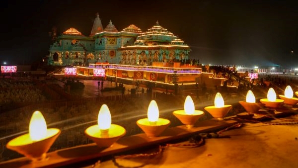 Diwali Celebration at Ayodhya Ram Temple Diwali Celebration at Ayodhya Ram Temple