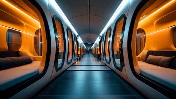 Hyderabad Airport Introduces Pods Hyderabad Airport Introduces Pods
