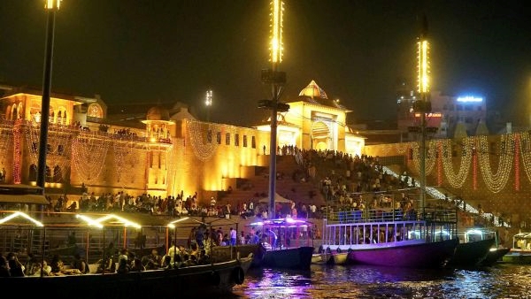 Dev Diwali 2024 Varanasi Laser Show