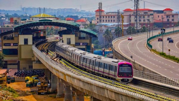 Bengaluru Metro Yellow Line from RV Road Bengaluru Metro Yellow Line from RV Road