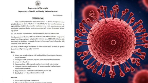 Karnataka Issues Guidelines for HMPV Karnataka Issues Guidelines for HMPV