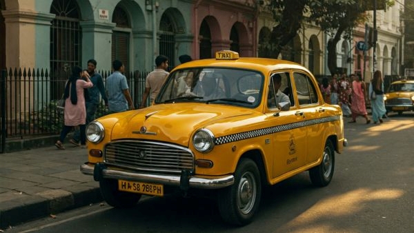 Kolkata s Iconic Yellow Taxis