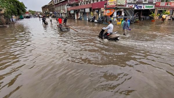 Rainstorm Floods Ahmedabad Rainstorm Floods Ahmedabad