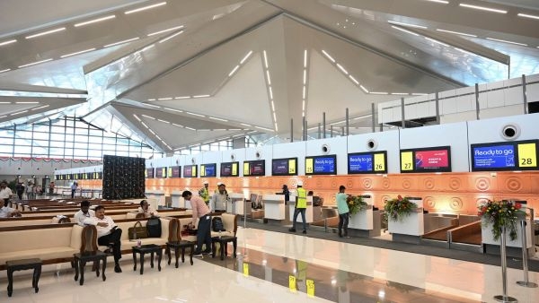 Modi Opens Patna Airport Terminal Modi Opens Patna Airport Terminal