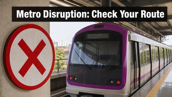 Bengaluru Metro Purple Line Disruption: Hosahalli to Cubbon Park Section Closed Today, 17 May 2026 – Check Travel Alternatives Bengaluru Metro Purple Line Disruption: Hosahalli to Cubbon Park Section Closed Today, 17 May 2026 – Check Travel Alternatives