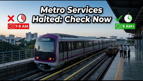Bengaluru Metro Purple Line Maintenance: Check Service Suspension Details for May 10, 2026, and Plan Your Morning Commute Accordingly