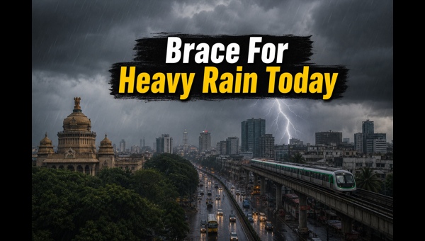 Bengaluru Rain Alert: IMD Issues Fresh Thunderstorm Warning for City on May 13, 2026 – Check Traffic and Safety Updates Bengaluru Rain Alert: IMD Issues Fresh Thunderstorm Warning for City on May 13, 2026 – Check Traffic and Safety Updates