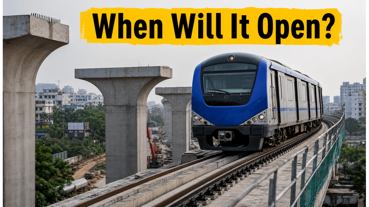 Stuck in Traffic? Here is When Chennai Metro Phase-2 Will Finally Ease Your Commute