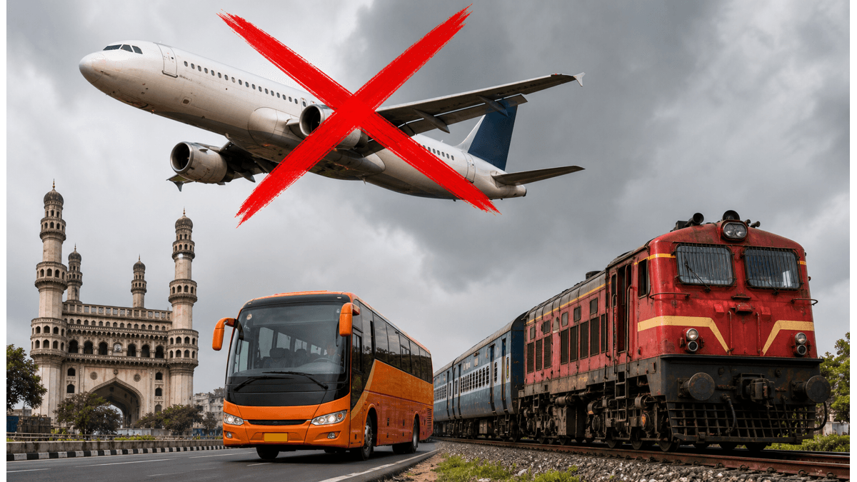 Weekend Plans Ruined? Why Hyderabad Travelers Are Ditching Flights for Trains
