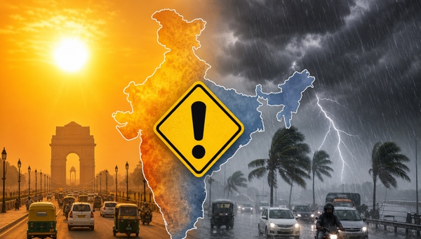 IMD Weather Alert: Severe Heatwave in Delhi-NCR and Storm Warnings Across India – Travel Advisory for May 2026