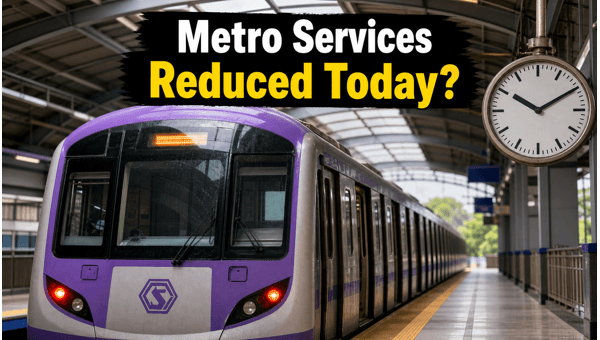 Kolkata Metro Bakrid Timings 2026: Check Reduced Service Schedule for Blue, Green, and Yellow Lines Today Kolkata Metro Bakrid Timings 2026: Check Reduced Service Schedule for Blue, Green, and Yellow Lines Today