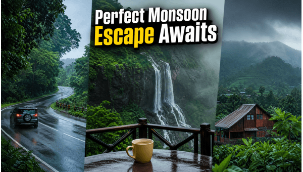 Best Monsoon Weekend Getaways from Bengaluru Under 300km (2026 Guide) Best Monsoon Weekend Getaways from Bengaluru Under 300km (2026 Guide)