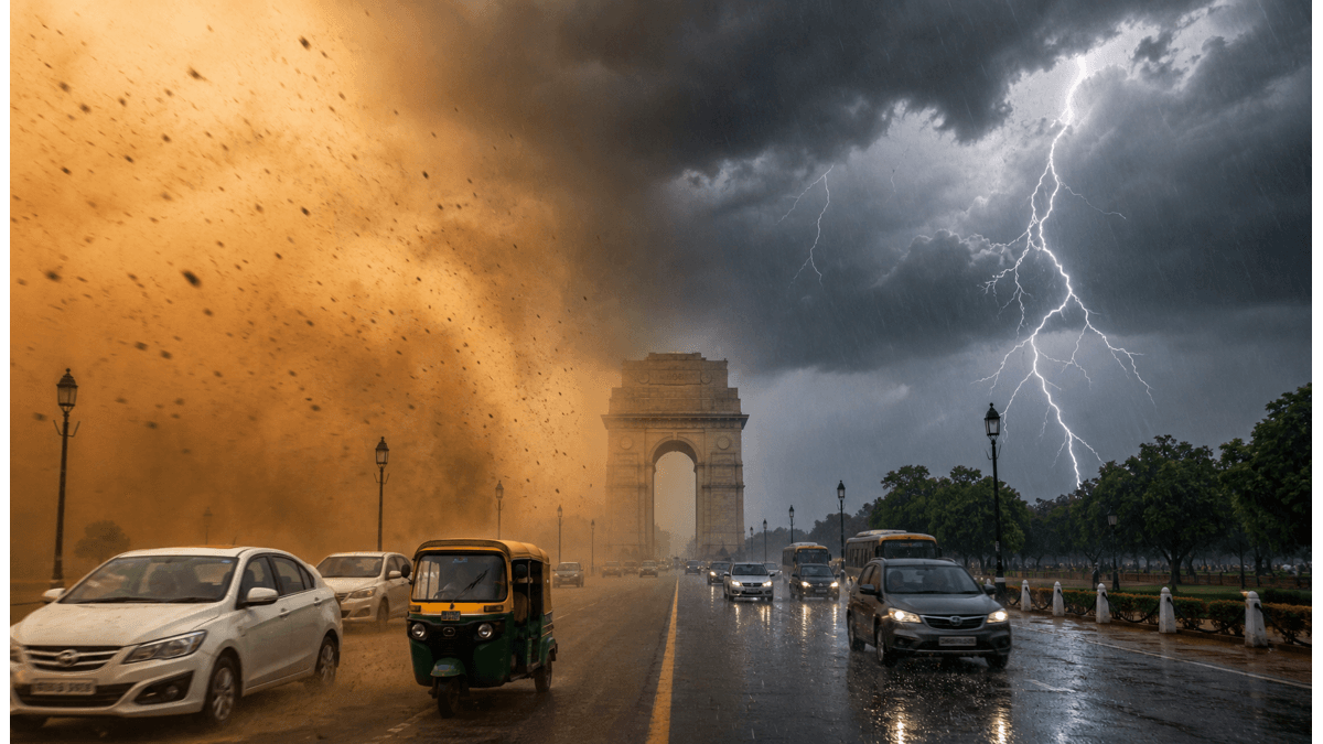 Delhi-NCR Weather Alert: Heavy Dust Storms and Rain May Disrupt Your Travel Plans Today