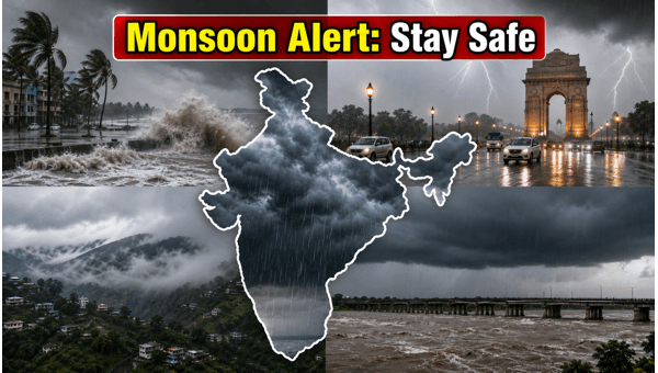 IMD Weather Alert 2026: Heavy Rain and Thunderstorm Warnings for Mumbai, Kerala, and Delhi-NCR