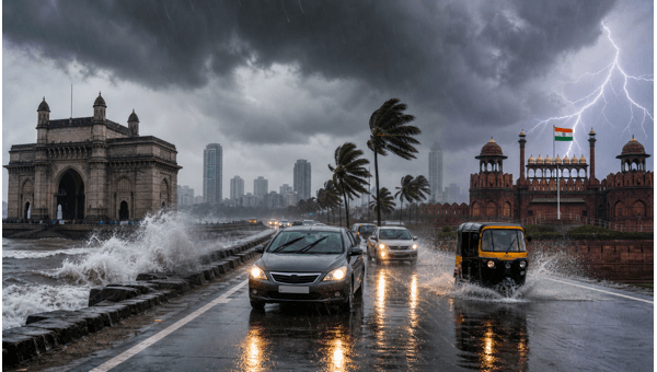 IMD Weather Alert 2026: Heavy Rain and Thunderstorms Forecast for Mumbai, Kerala, and Delhi-NCR