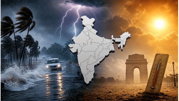 IMD Weather Alert: Heavy Rain, Flash Floods, and Heatwaves Expected Across India on June 27, 2026