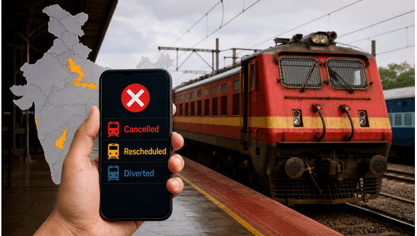 Indian Railways train cancellations and diversions: Check your status for June 2026 updates to avoid travel delays and monsoon