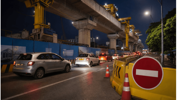 Kochi Metro Construction Alert: Nightly Traffic Restrictions on SA Road Starting June 2026