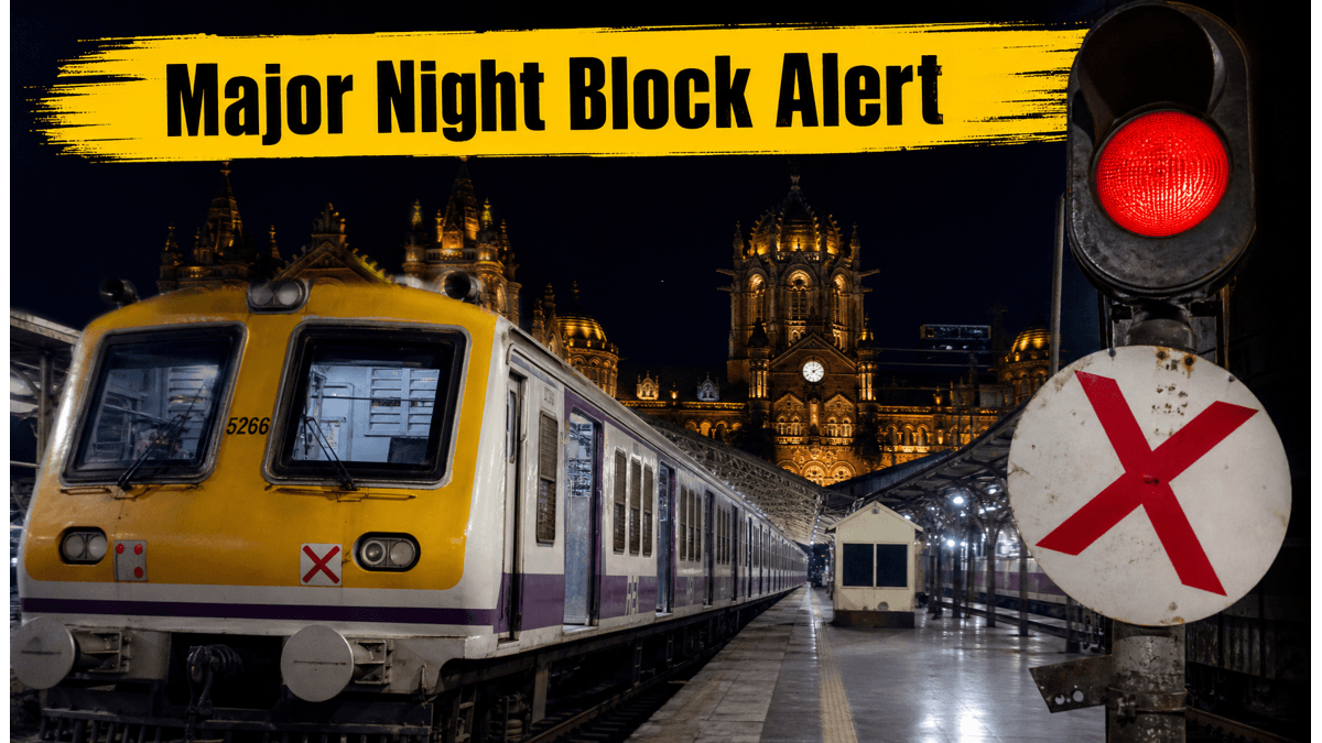 Mumbai Local Alert: Major Night Block on CSMT Network Disrupts Late-Night Services Tonight