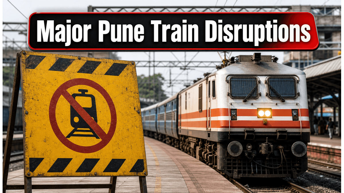 Pune Rail Mega Block: Deccan Queen Cancelled as Major Disruptions Hit Pune Station Today