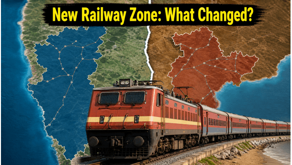 South Coast Railway (SCoR) Operational: New Visakhapatnam Zone Changes and Route Updates for 2026 Travelers South Coast Railway (SCoR) Operational: New Visakhapatnam Zone Changes and Route Updates for 2026 Travelers