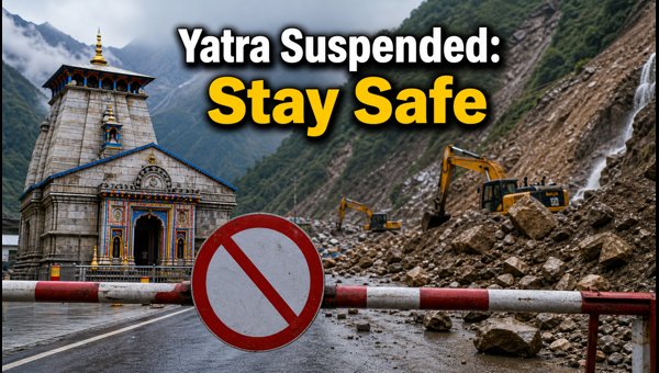 Char Dham Yatra Suspended 2026: Uttarakhand Landslide Updates and Essential Travel Safety Advisory
