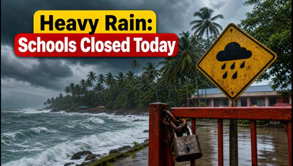 Dakshina Kannada Rain Alert: School Holidays, Ghat Road Travel Risks, and Beach Safety Updates 2026 Dakshina Kannada Rain Alert: School Holidays, Ghat Road Travel Risks, and Beach Safety Updates 2026