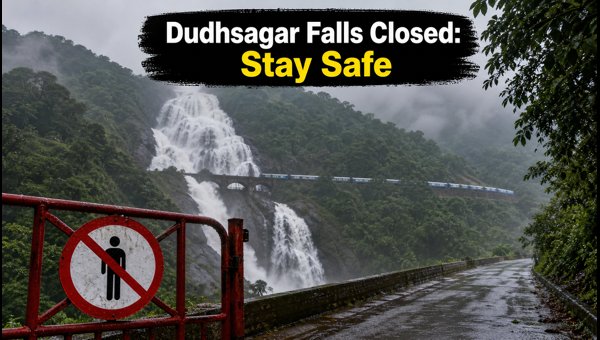 Dudhsagar Falls Closed 2026: Essential Goa Monsoon Travel Alerts, Safety Protocols, and Best Alternatives Dudhsagar Falls Closed 2026: Essential Goa Monsoon Travel Alerts, Safety Protocols, and Best Alternatives