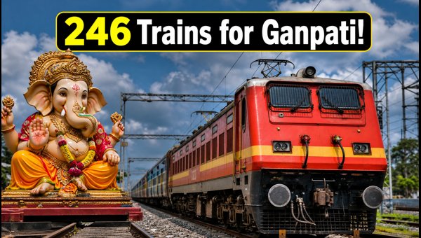 Ganpati Special Trains 2026: Central Railway Announces 246 Services from Mumbai and Pune to Konkan Ganpati Special Trains 2026: Central Railway Announces 246 Services from Mumbai and Pune to Konkan