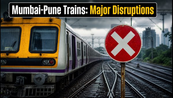 Mumbai-Pune Train Disruptions: Udyan Express Diverted and Major Cancellations for July 2026 Mumbai-Pune Train Disruptions: Udyan Express Diverted and Major Cancellations for July 2026