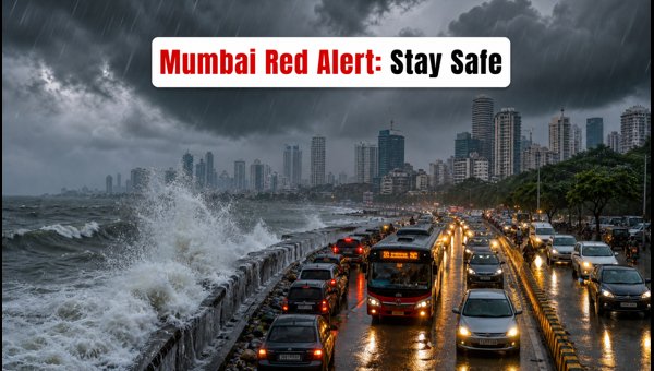 Mumbai Red Alert: Heavy Rain and High Tide Warning for Mumbai and Thane on July 4, 2026 - Stay Safe