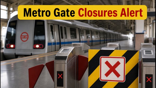 Delhi Metro Gate Closures 2026: Full List of Restricted Stations for Independence Day Commute Delhi Metro Gate Closures 2026: Full List of Restricted Stations for Independence Day Commute